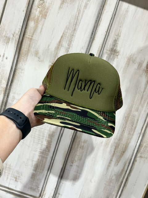 MAMA Trucker Hat - Camo