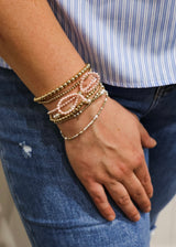 BB 3MM Gold Beaded Bracelet