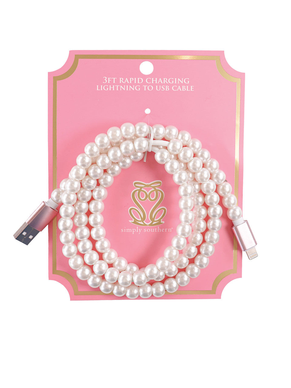 Pearl Jewel Charging USB Cable