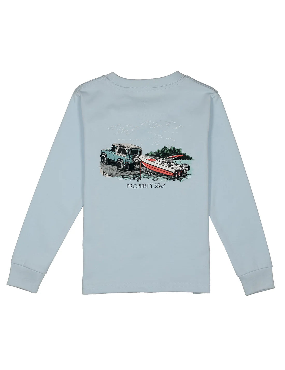 Boys LS Periwinkle Longsleeve Shirt