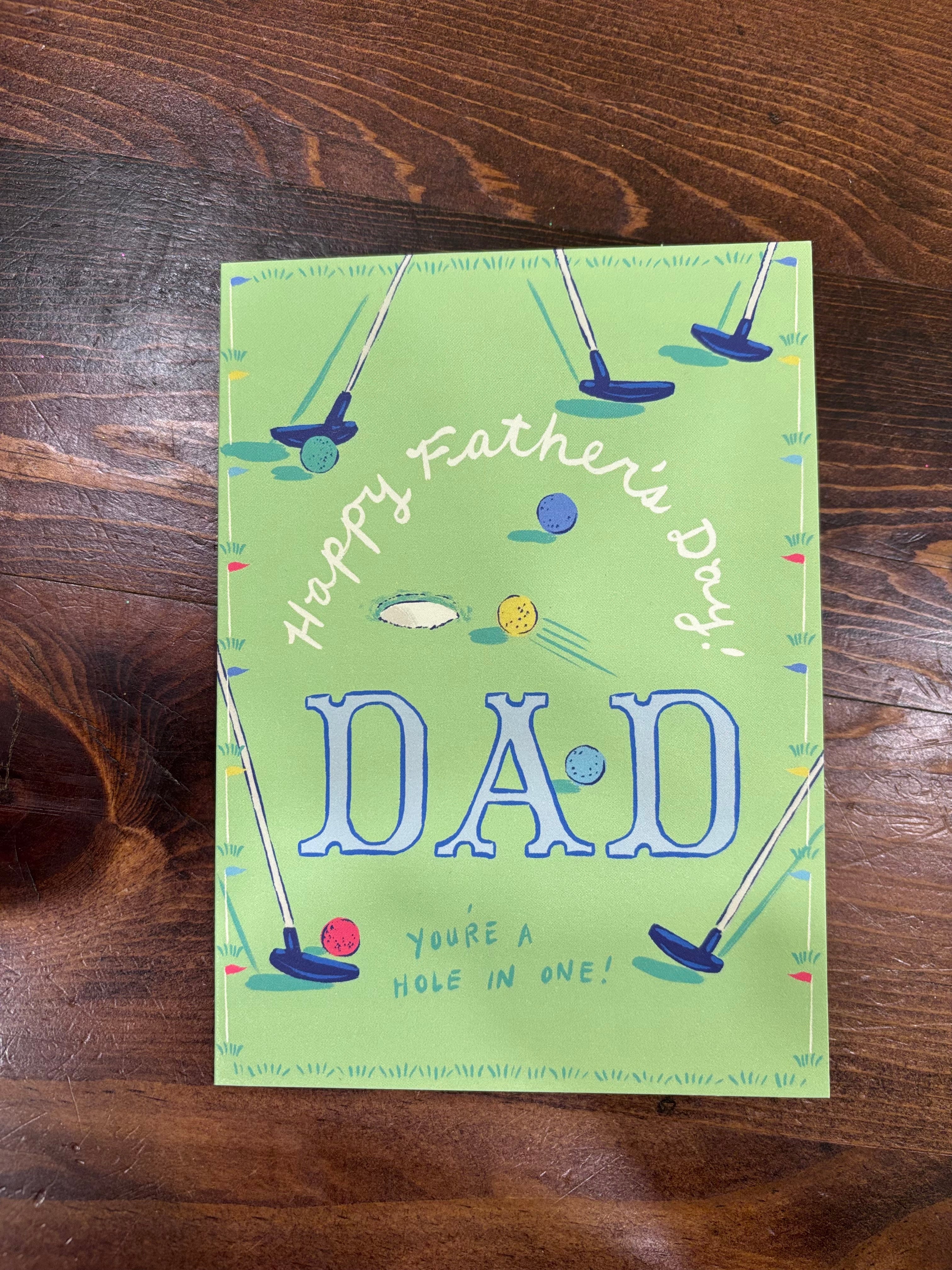 You’re A Hole In One Dad Card