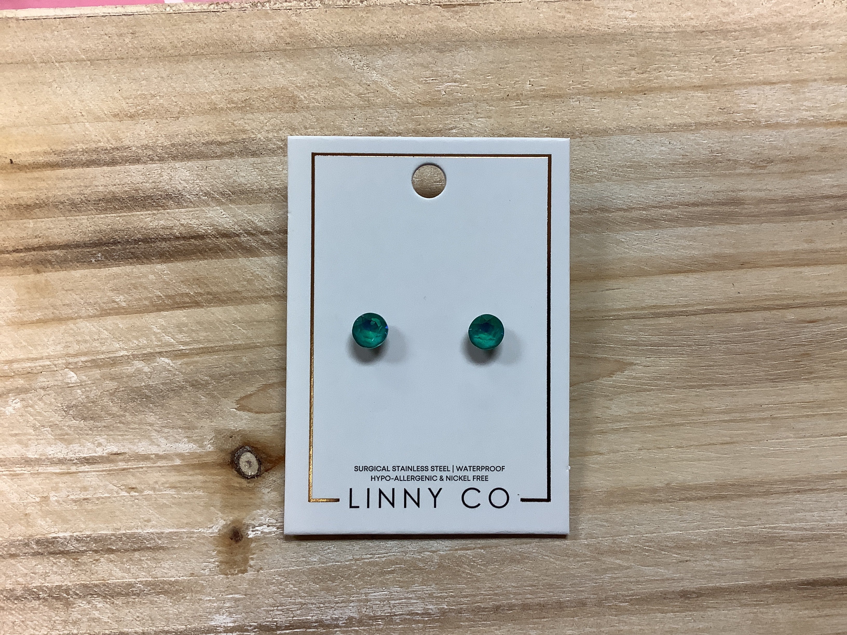 Linny Co Zuri Teal Earrings