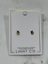 Linny Co Screw on Back Lark Butterfly