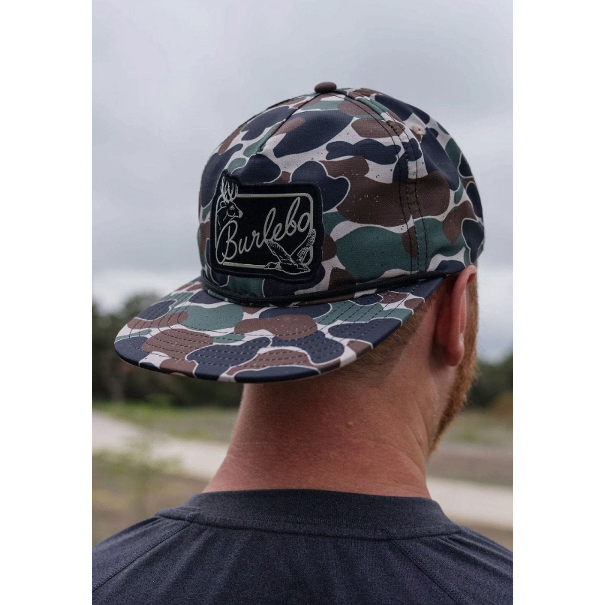 Camo Burlabo hat ￼