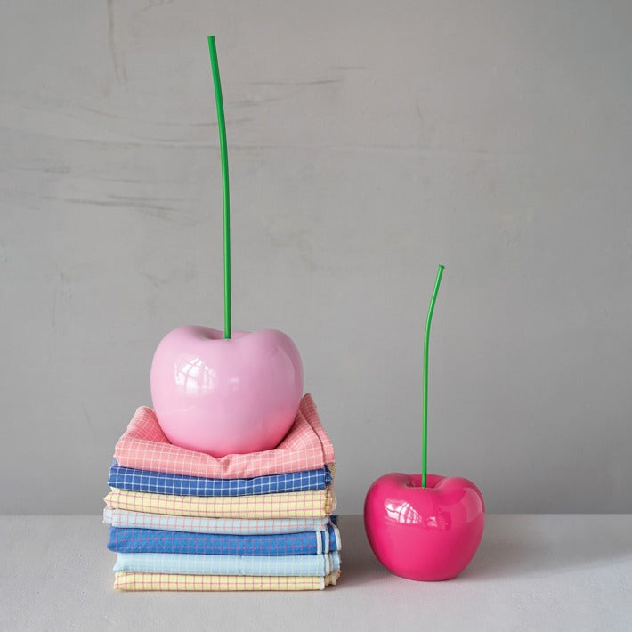 Large Resin Cherry Light Pink