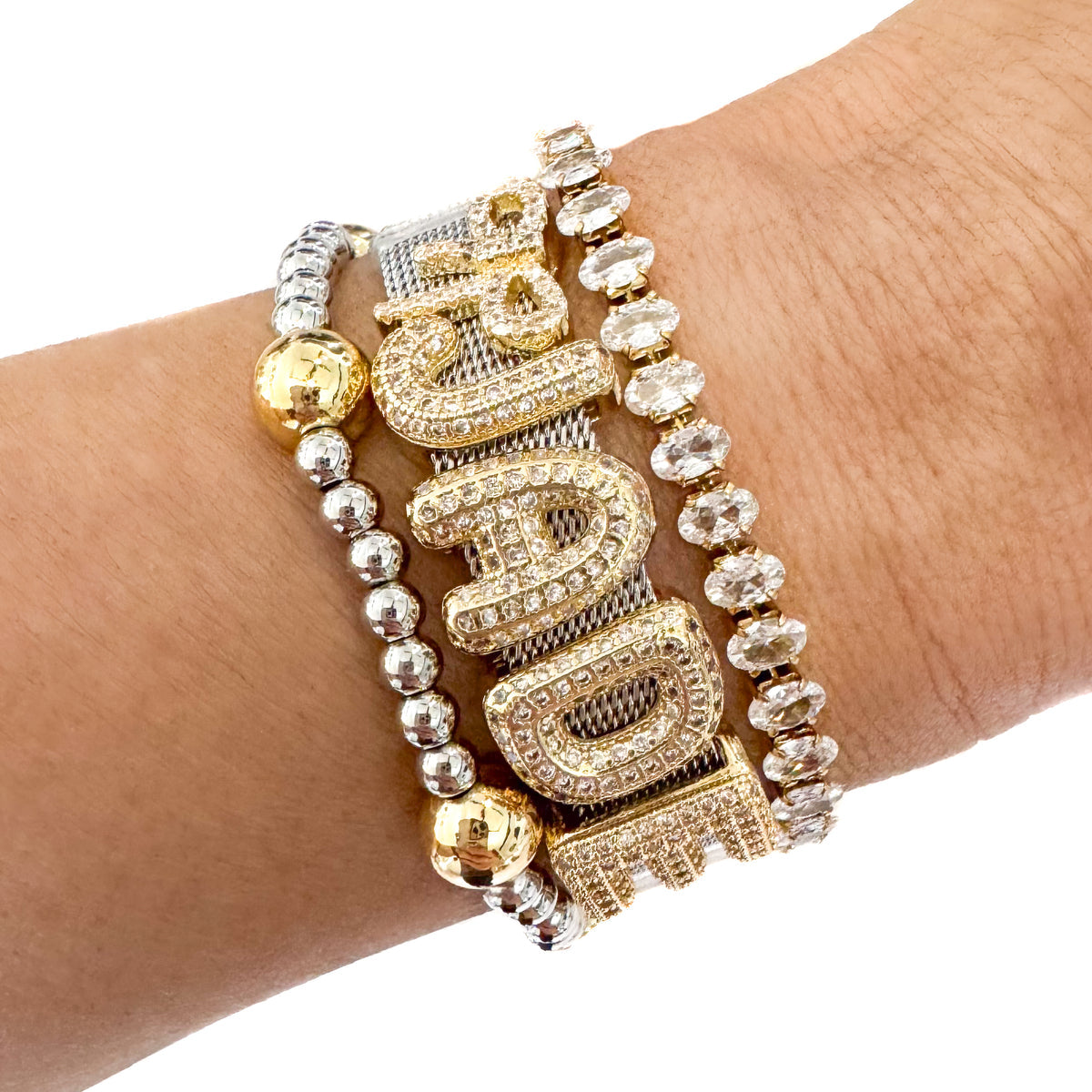 Savvy Bling - Charm Letters Rhinestone