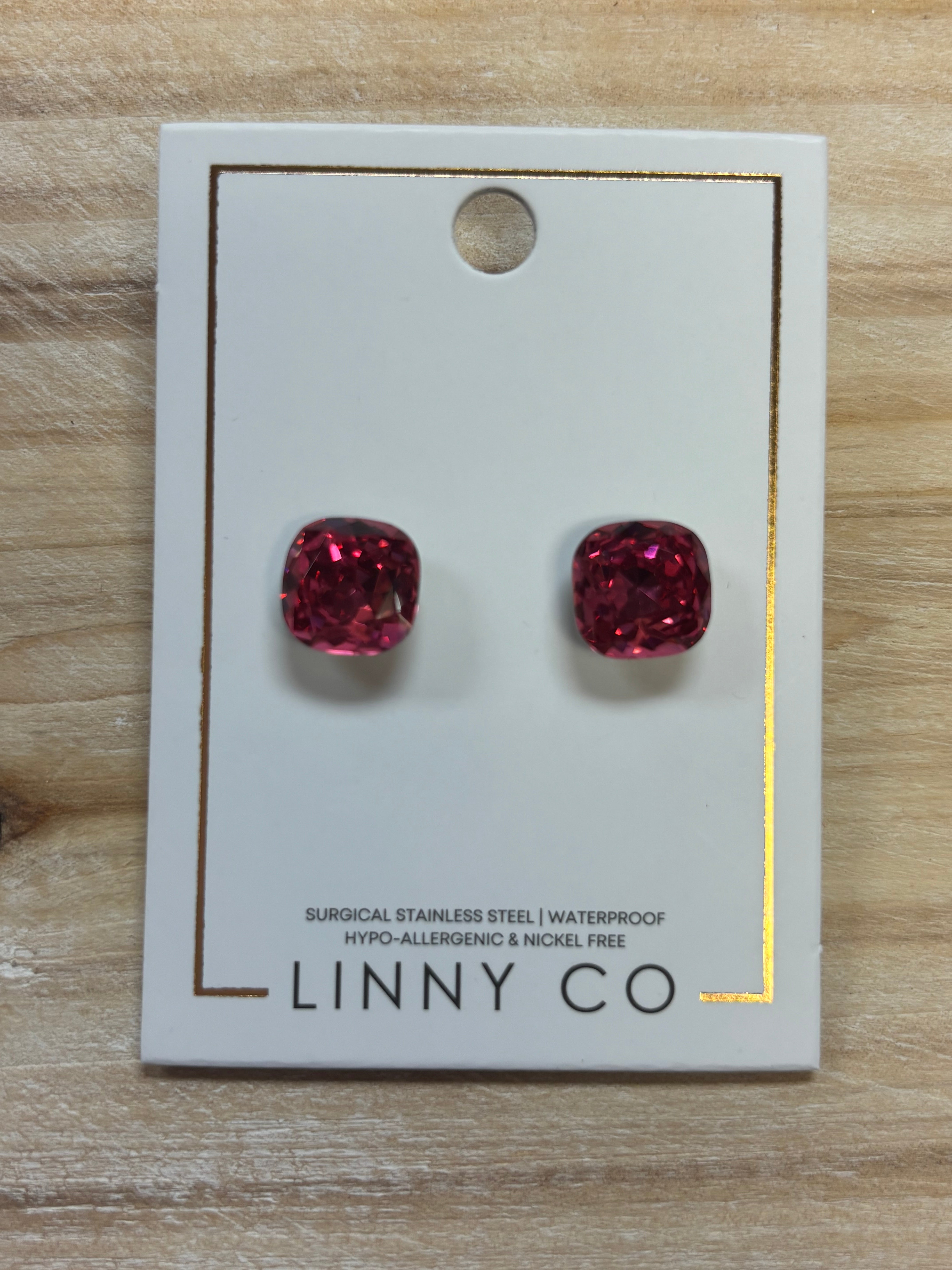 Linny Co Hot Pink Earrings