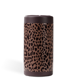 Brown Leopard HydroJug 16 oz Can Cooler