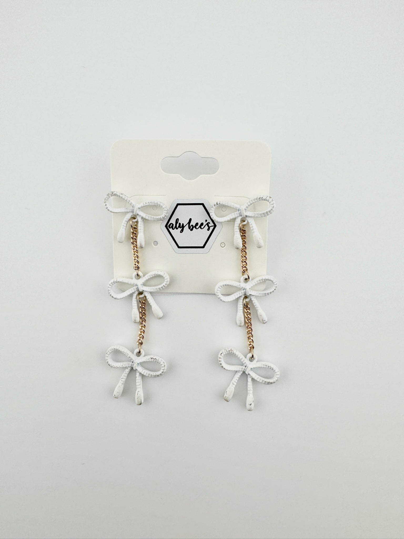 Stacked Bows earring