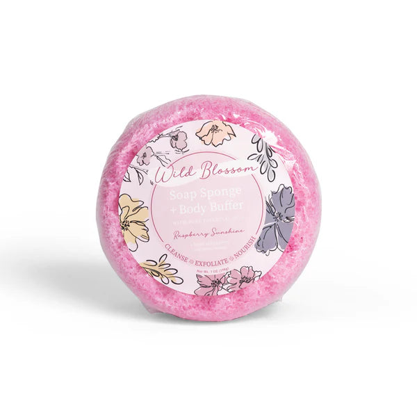 Wild Blossom Soap Sponge and Body Buffer