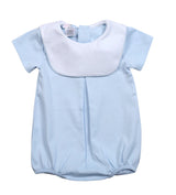Bib Prima Bubble White Piping Onesie