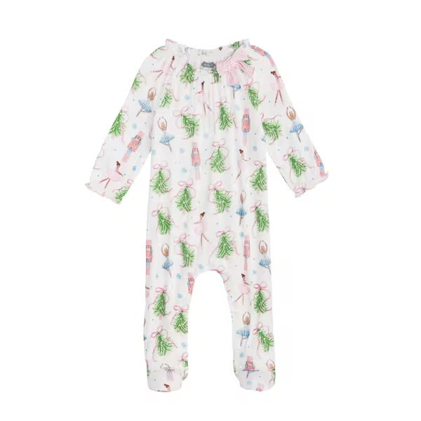 Christmas Tree Bow Sleeper 3-6 Months