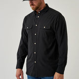 Performance Western Long Sleeve Shirt Black