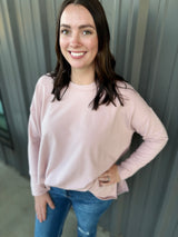 Libba Swing Hem Top - Blush