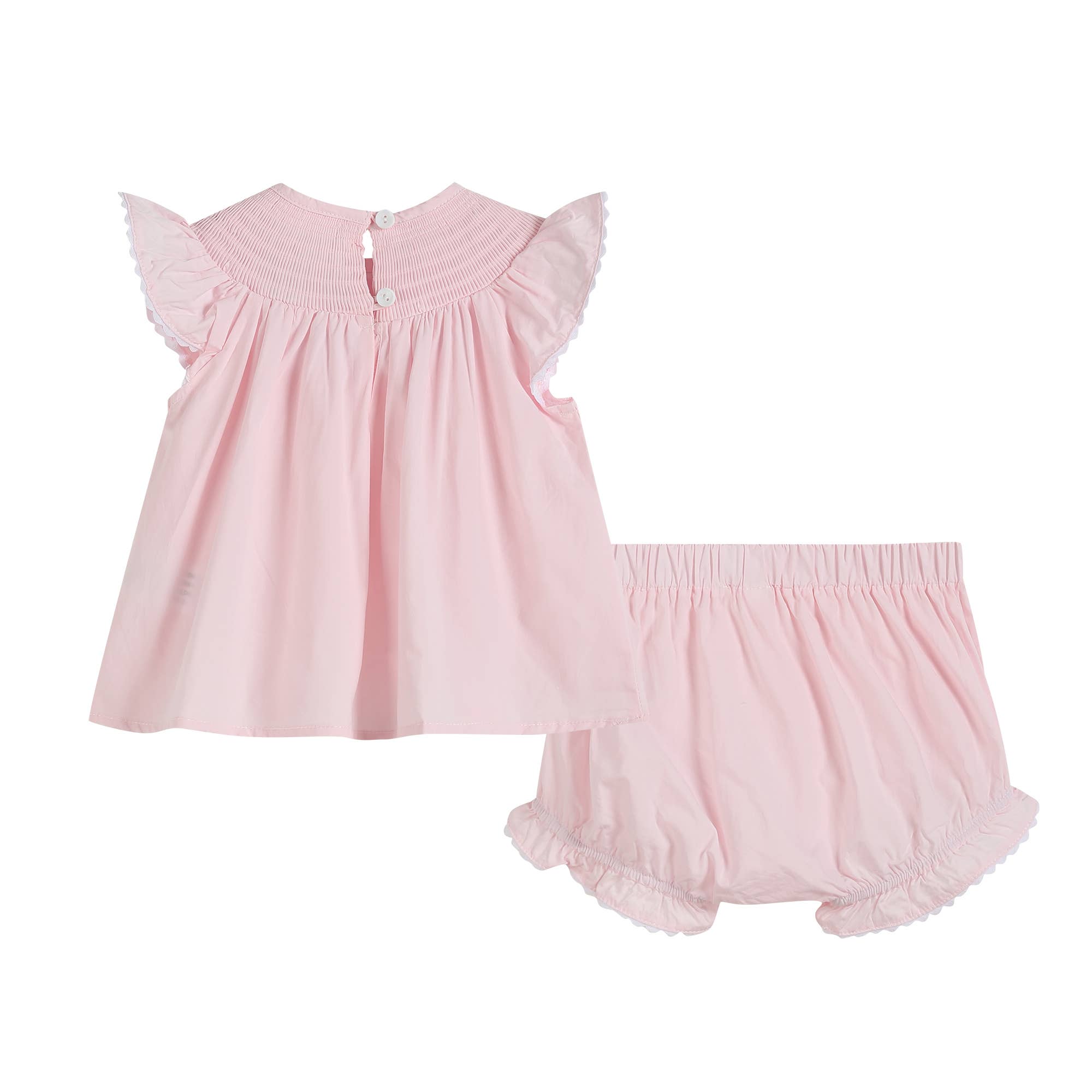 Daisy Smocked Top and Bloomer Set