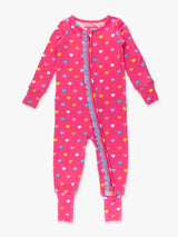 Colorful Hearts One Piece PJs