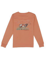 Boys Longhorn LS Mango Shirt