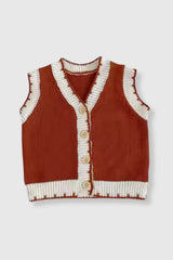 Rust Sweater Vest