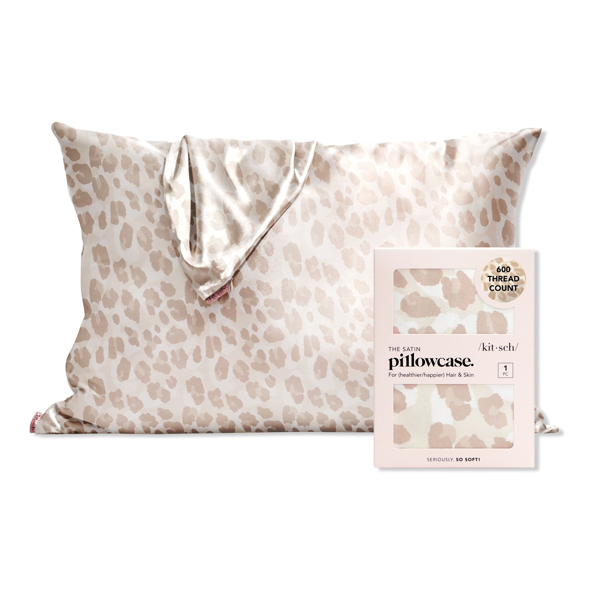 Satin Pillow Case- Leopard