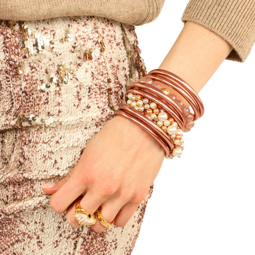 Ice Rose Serenity Prayer Bangles
