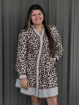 Patchwork Cheetah Dress