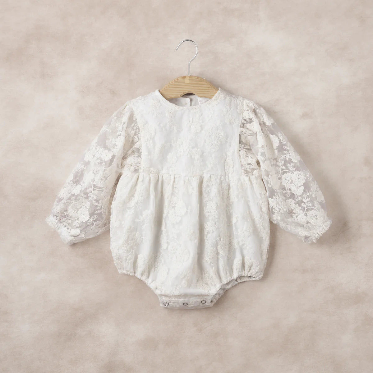 Ivory Lace Romper