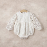Ivory Lace Romper