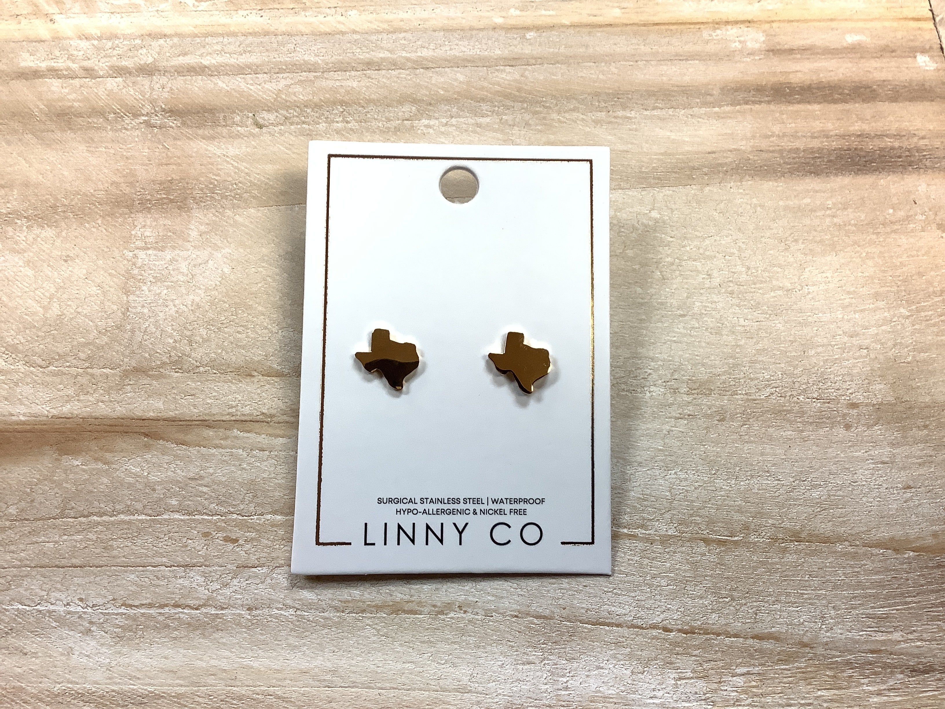 Linny Co Gold Big Texas Earrings
