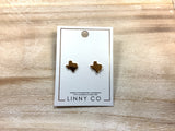 Linny Co Gold Big Texas Earrings