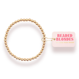 BB 4MM Gold Bracelet