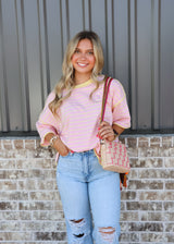 Striped Relaxed Fit Knit Tee