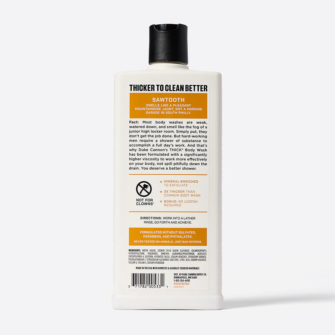 Duke Cannon Sawtooth Body Wash
