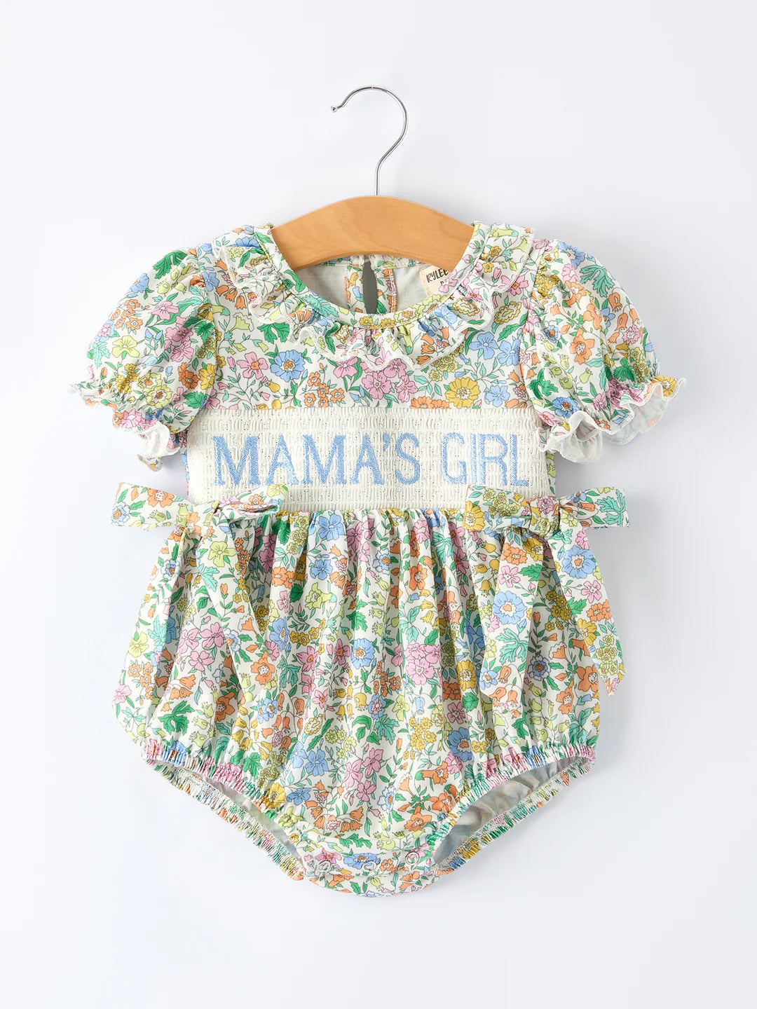Mamas Girl Embroidered Smock