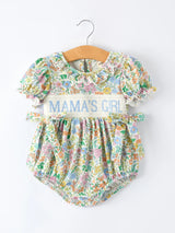 Mamas Girl Embroidered Smock