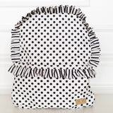 Ruffled Nylon Backpack