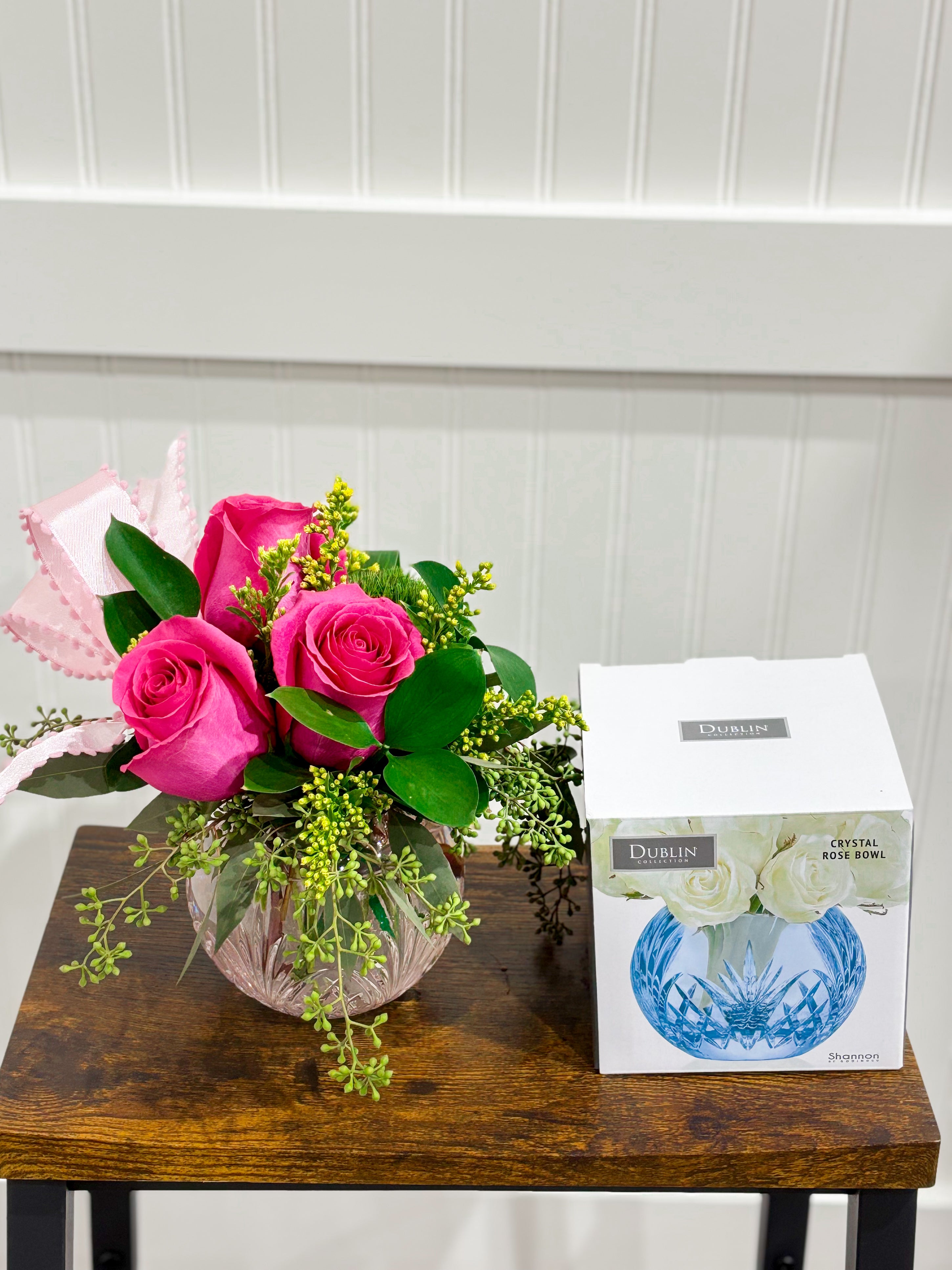 Keepsake Crystal Rose Bowl