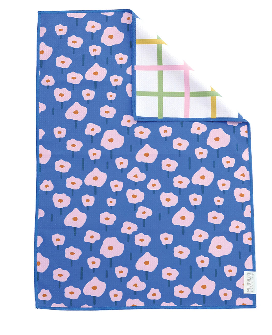 Blue Poppies Microfiber Hand Towel