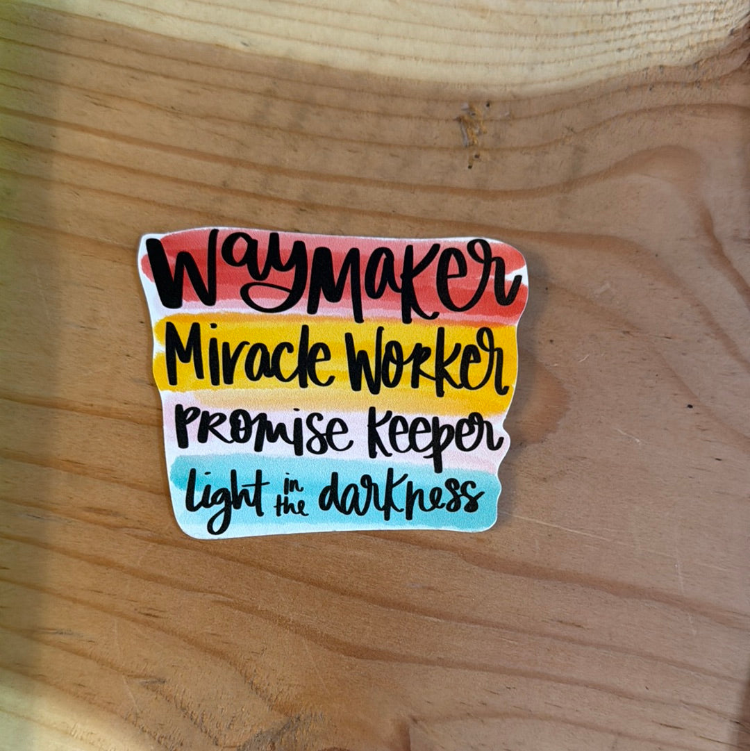 Waymaker Sticker