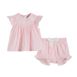 Daisy Smocked Top and Bloomer Set
