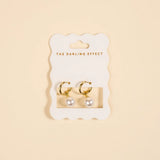 Dainty Pearl Earrings