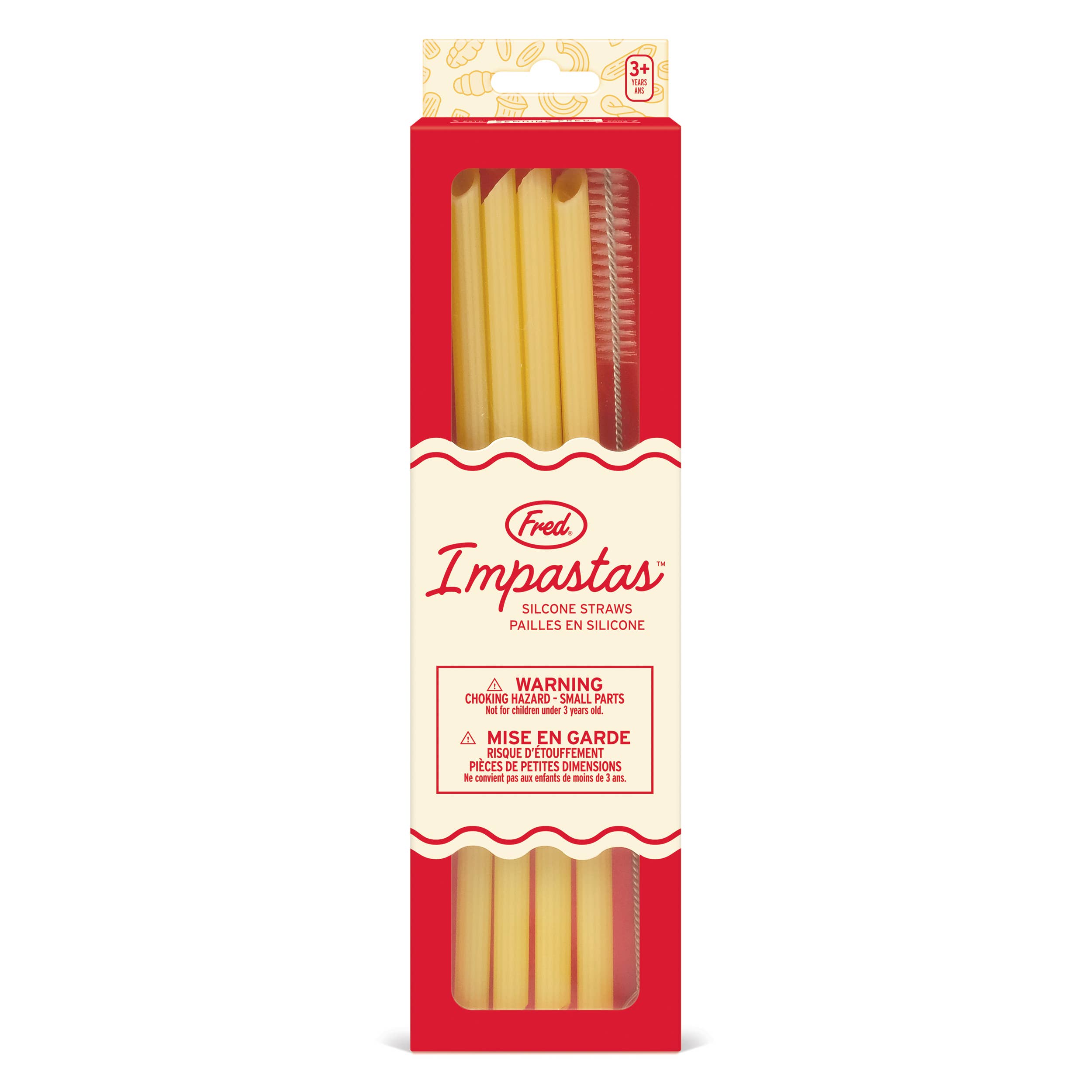 IMPASTAS - Silicone Pasta Straws - Set of 4