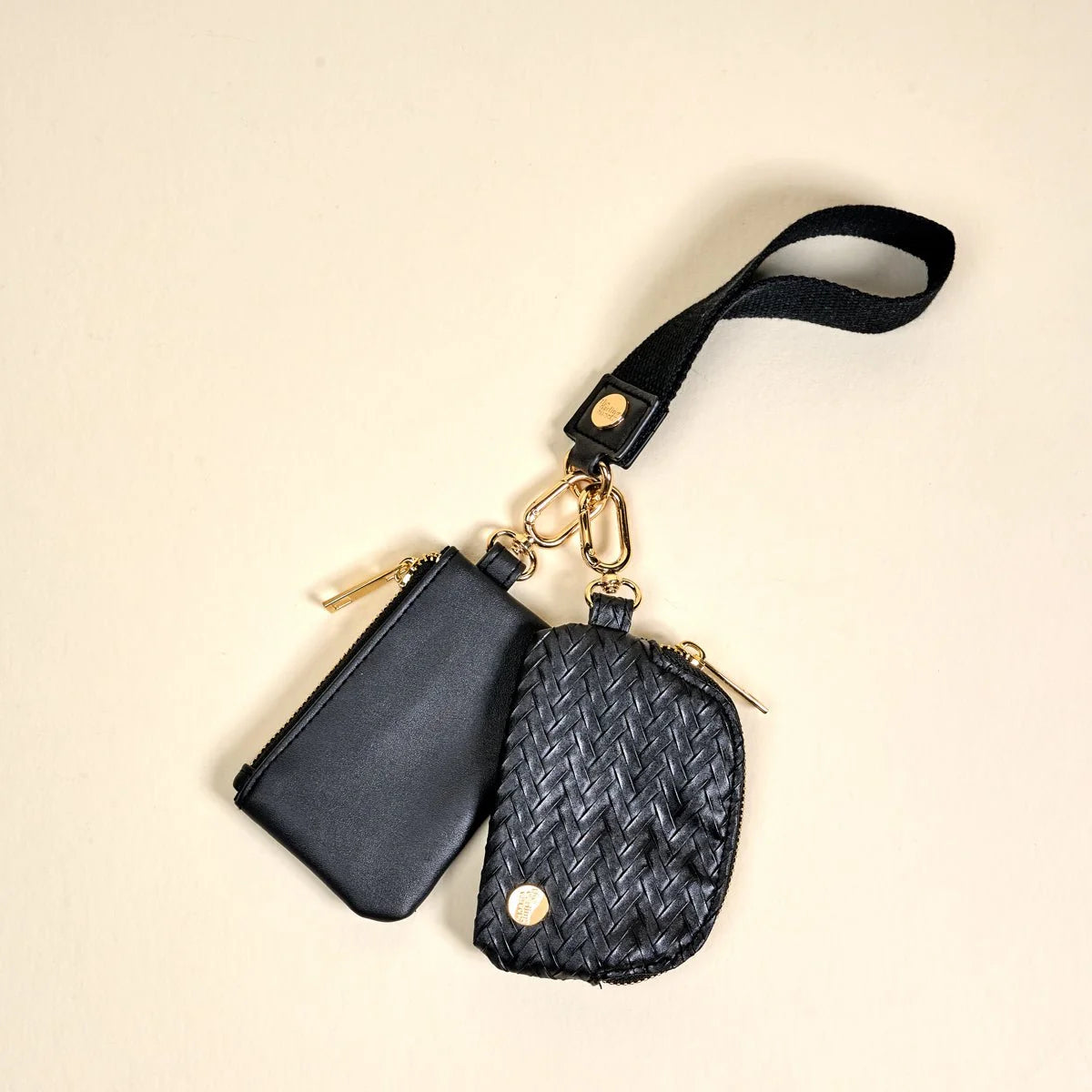 Black Duo Wristlet