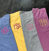 Mystery Comfort Colors Pocket Tee