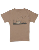 Boys Duck Blind SS Walnut Tee