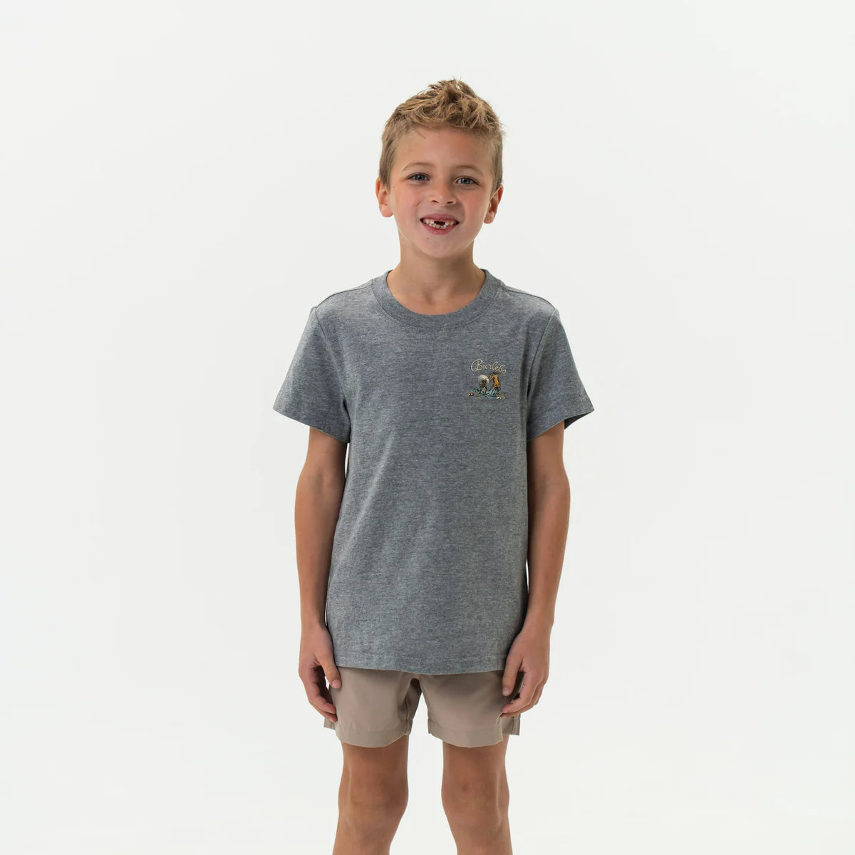 Cowboy Up Youth Tee Dark Heather Grey