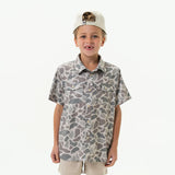 Youth Performance Western Shirt Classic Deer Camo