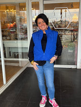 Royal Blue Puffer Vest