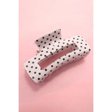 Pink Polka Dot Hair Clip