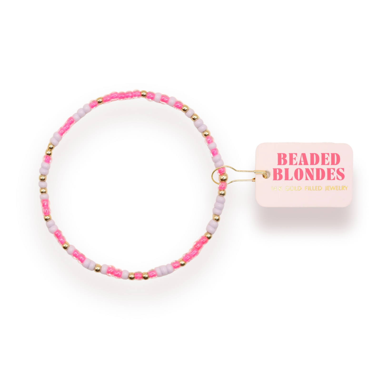 BB Hot Pink & Lilac Sprinkle Bracelet