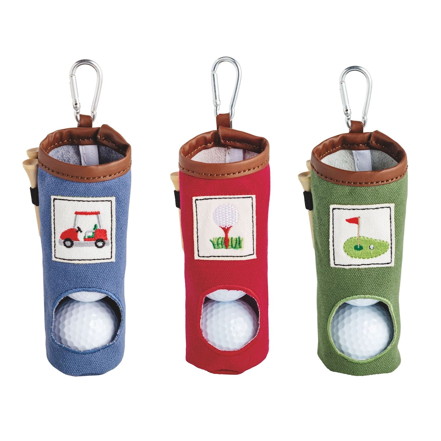 Embroidered Golf Keychain